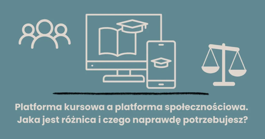 Platforma kursowa a platforma społecznościowa na WordPressie
