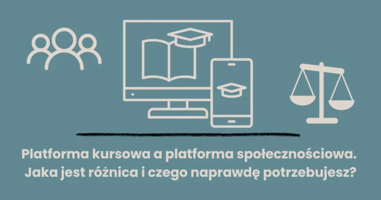 Platforma kursowa a platforma społecznościowa na WordPressie